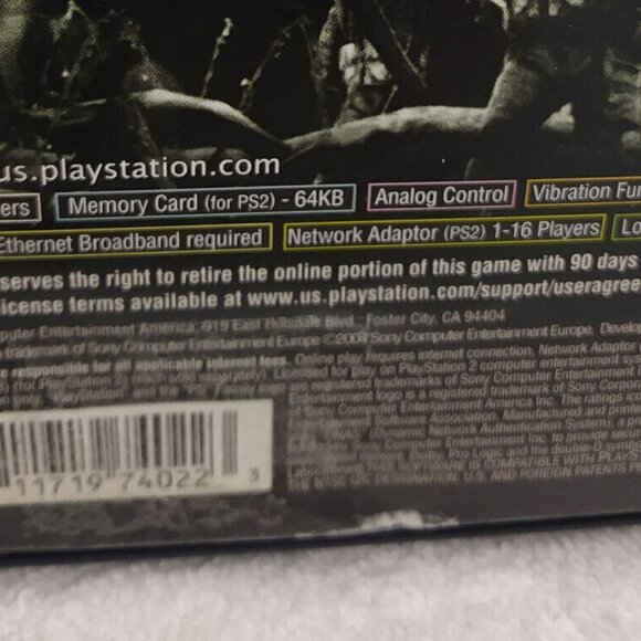 Sony Playstation 2 PS2 KillZone Video Game 2004 First Person Shooter - Picture 8 of 11